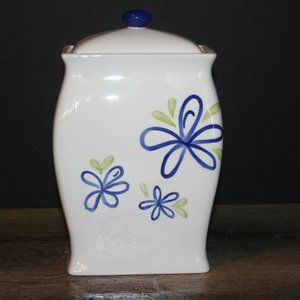 2003 Ceramic Starbuck's Canister w/Rubber Seal Lid R-529